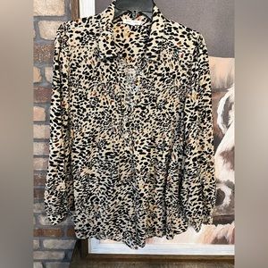 Beach Lunch Lounge Leopard Print Top